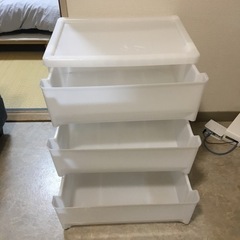 ニトリ　リビングチェスト　3段の画像