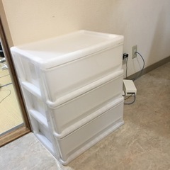 ニトリ　リビングチェスト　3段の画像