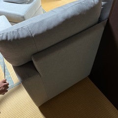 カウチソファ3人掛け(美品)(早々に決まりました○┐ﾍﾟｺ)の画像