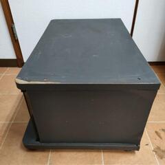 ガラス扉付きテレビ台　W700 D450 H380 mmの画像
