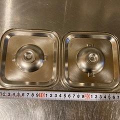業務用　角ポット　蓋　二つセットの画像