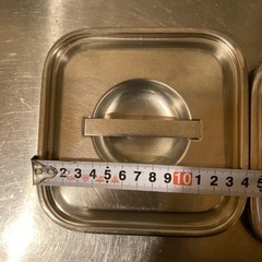 業務用　角ポット　蓋　二つセットの画像