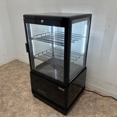 レマコム 業務用 4面ガラス冷蔵ショーケース 63L 卓上型 LED照明