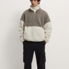 ZARA ボアジャケット　XLの画像
