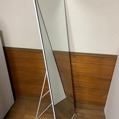 ●スタンドミラー　姿見●150×39cm 白