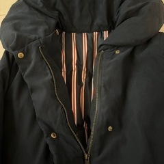 美品☆ネイビーダウンショートコート(レディース)の画像