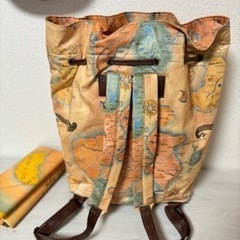 山本寛斎(KANSAI YAMAMOTO)地図柄リュックの画像