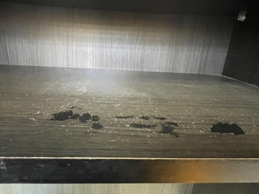 【リサイクルサービス八光】幅116.5㎝　土井インテリア　2口コンセント付大型食器棚