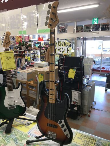 ★ジモティ割引あり★ベース フェルナンデス RJB-45 3SB ※中古Bランク品