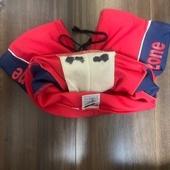 水着　子ども服　120センチ　赤の画像