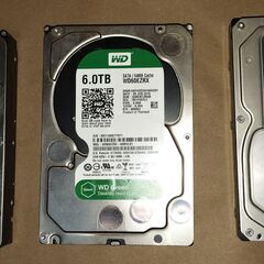 内蔵HDD 6TB x3台の画像