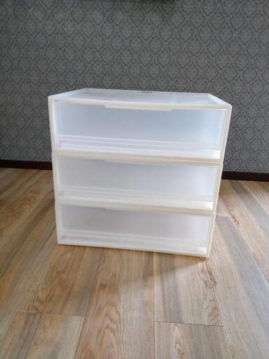 【お取引する方が決まりました】無印良品　衣装ケース3個セット