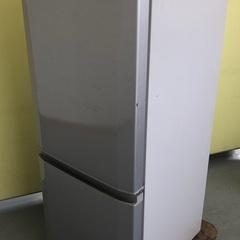 【地域限定 送料無料】三菱 2017年製 2ドア冷蔵庫 MR-P15A-S R5-0048の画像