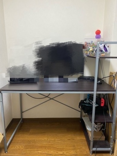 【値下げ　11月30日まで】デスク　ゲーミングデスク120cm* 60cm