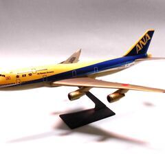 置物　全日空　ボーイング’７４７ー２００型　ANAオリジナルプラモデル　中古品（箱なし）の画像