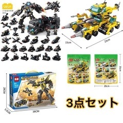 新品3点セットSWAT ロボット 、BATMAN、6In1エンジ...