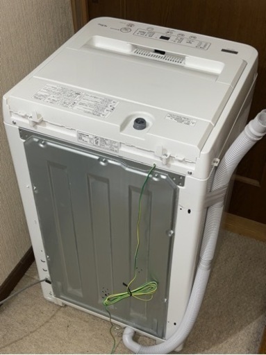 美品YAMADA 4.5㎏ 時短洗濯最短10分 ステンレス層 洗濯機 YWM-T45H1 