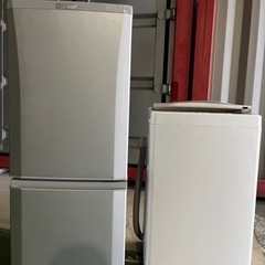 福岡市配送設置無料　冷蔵庫、20年製洗濯機
