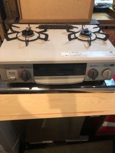 お取引中　格安！　リンナイ　都市ガス　RTE340BEL   ガスコンロ　ガステーブル