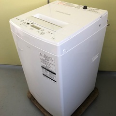 【地域限定 送料無料】東芝 2019年製 4.5kg洗濯機 AW-45M7 R5-0055の画像