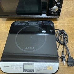 電子レンジとIHクッキングヒーターの画像