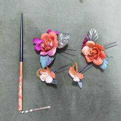 振袖用の髪飾りレトロ