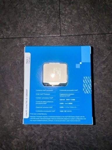 [使用期間極少] Intel CPU core i5 12600KF BOX