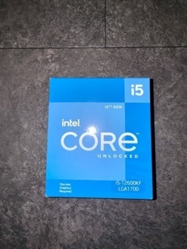 [使用期間極少] Intel CPU core i5 12600KF BOX