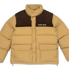 HUMAN MADE DOWN JACKET BEIGE L