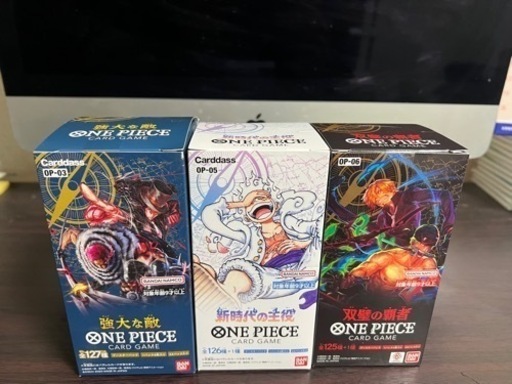 ワンピースカードOP-06,03,05各 1BOX