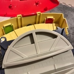 チャギントンコレクション　ウィルソンとブルースターの大きな車庫セットの画像