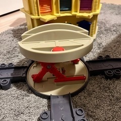 チャギントンコレクション　ウィルソンとブルースターの大きな車庫セットの画像