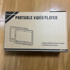 ヘッドレストモニター　デュアルスクリーン