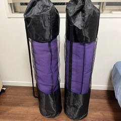 大きくて厚さのあるストレッチマット。2個セット。体が痛くなりません。