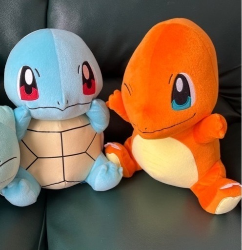 ヒトカゲ•ゼニガメ（セット）めちゃでかぬいぐるみ