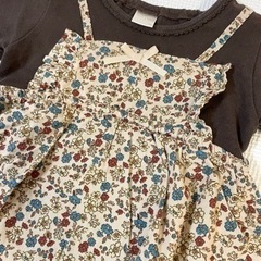 〈27〉ベビー服　バースデイ　tete a tete　長袖ロンパース　70の画像