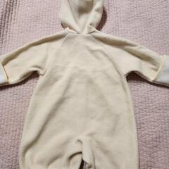 フリース2wayロンパース♡アウターもこもこ60センチの画像