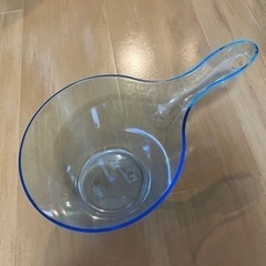【受渡確定】ニトリ 洗面器・手桶 ペールブルーの画像