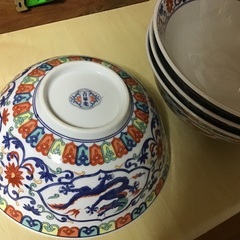 （ほぼ未使用）ラーメンどんぶり✖️４の画像