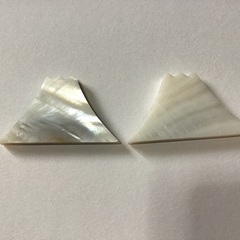 （中古）富士山箸置き（ベトナム製、貝）✖️2個の画像