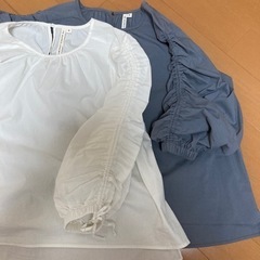 レディースコットンブラウス2枚組の画像