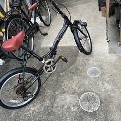 20インチ折りたたみ自転車、６速変換ギアの画像