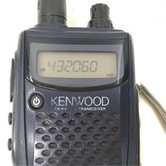 【お取引完了】
KENWOOD トランシーバーアマチュア無線機 TH-K4 　通電のみ確認の画像