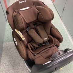 Aprica 車用チャイルドシート ブラウン フラディア グロウ ISOFIX 360°セーフティー プレミアム