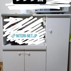 【お取引きまりました】家具 収納家具 キッチン収納 レンジ台