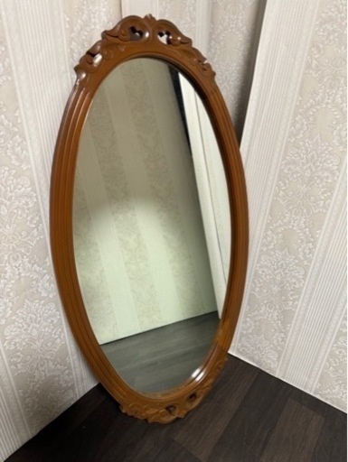アンティーク姿見　hair mirror