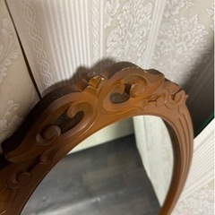 アンティーク姿見　hair mirrorの画像