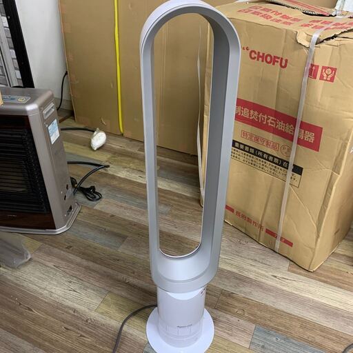 美品 Dyson ダイソン Cool クール タワーファン AM07 2021年製 ホワイト×シルバー 扇風機