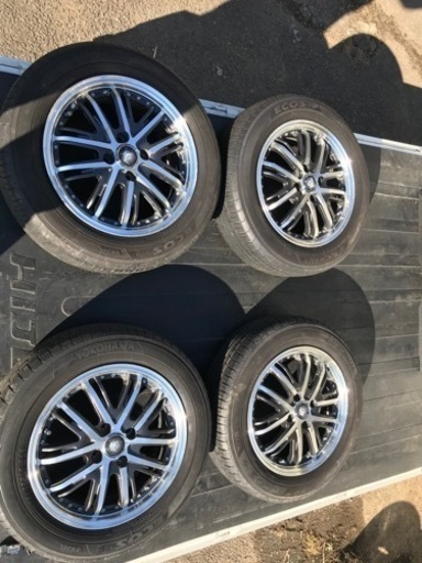 エンケイのタイヤ&ホイール　15インチ5.5j DW871 ENKEIーD