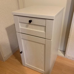 デスクワゴン ホワイトウォッシュ